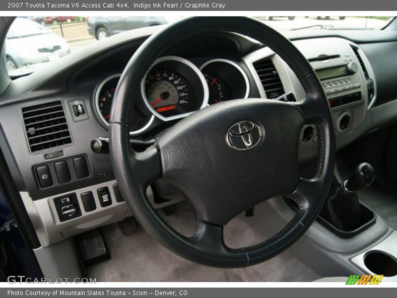 Indigo Ink Pearl / Graphite Gray 2007 Toyota Tacoma V6 Access Cab 4x4