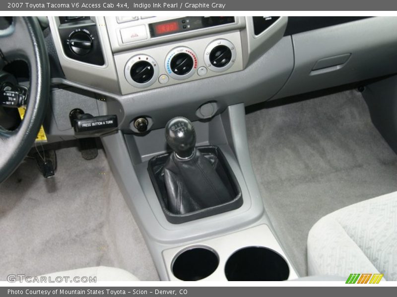 Indigo Ink Pearl / Graphite Gray 2007 Toyota Tacoma V6 Access Cab 4x4