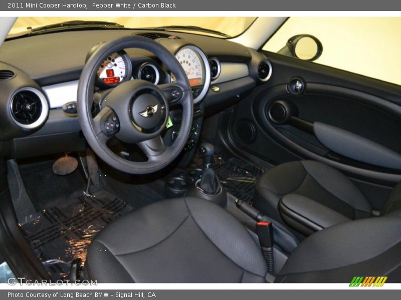 Pepper White / Carbon Black 2011 Mini Cooper Hardtop