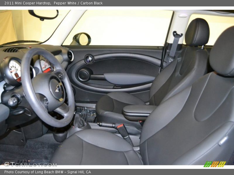Pepper White / Carbon Black 2011 Mini Cooper Hardtop