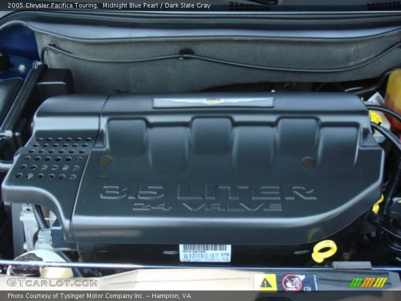 Midnight Blue Pearl / Dark Slate Gray 2005 Chrysler Pacifica Touring