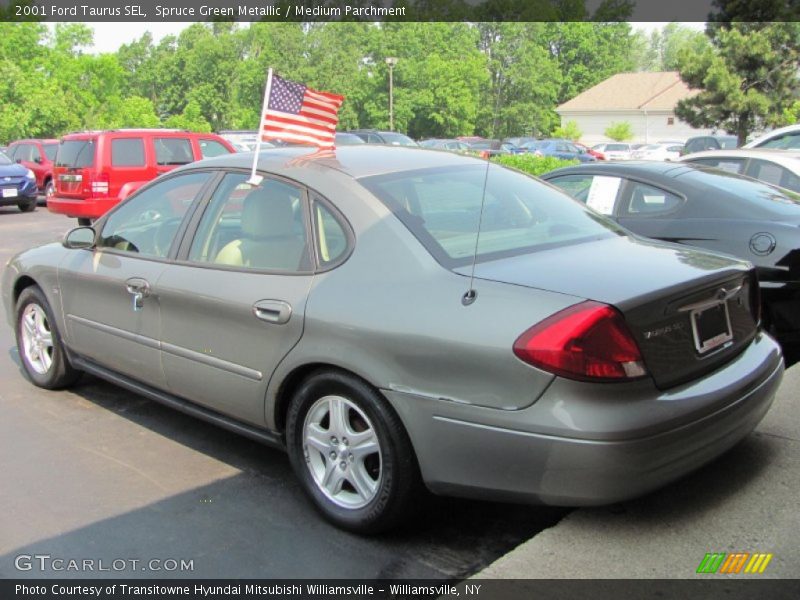 Spruce Green Metallic / Medium Parchment 2001 Ford Taurus SEL