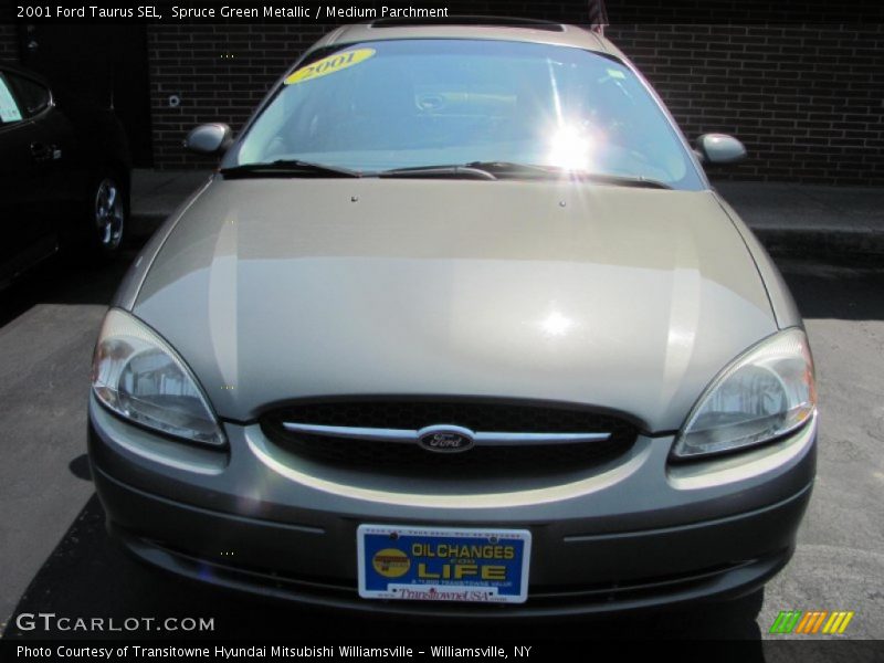 Spruce Green Metallic / Medium Parchment 2001 Ford Taurus SEL