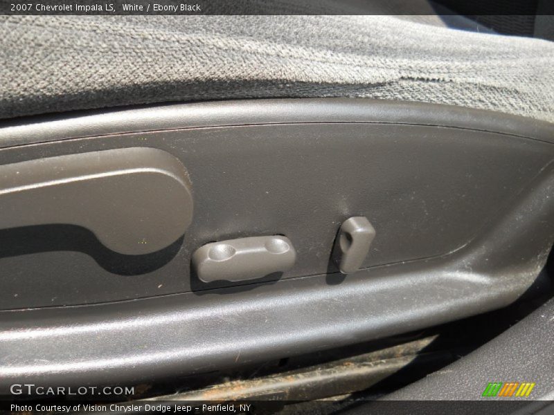 White / Ebony Black 2007 Chevrolet Impala LS