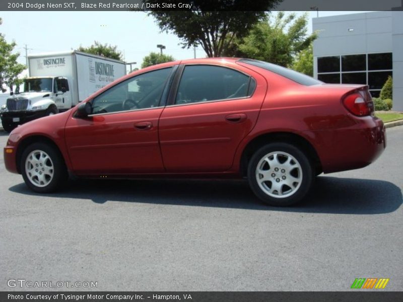 Blaze Red Pearlcoat / Dark Slate Gray 2004 Dodge Neon SXT