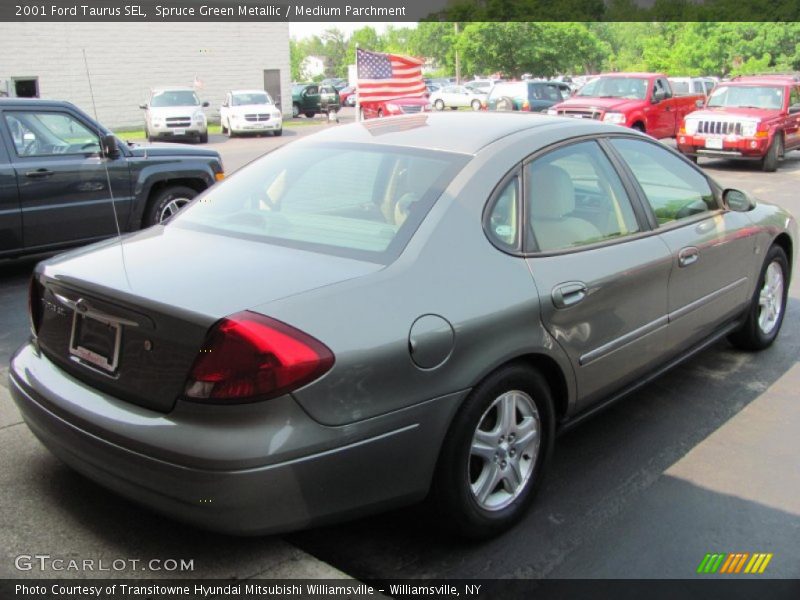 Spruce Green Metallic / Medium Parchment 2001 Ford Taurus SEL