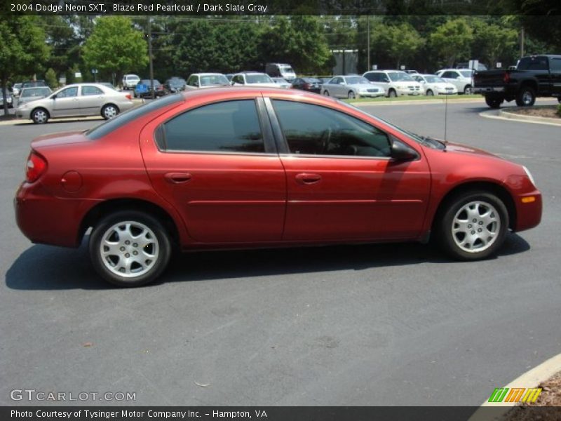 Blaze Red Pearlcoat / Dark Slate Gray 2004 Dodge Neon SXT