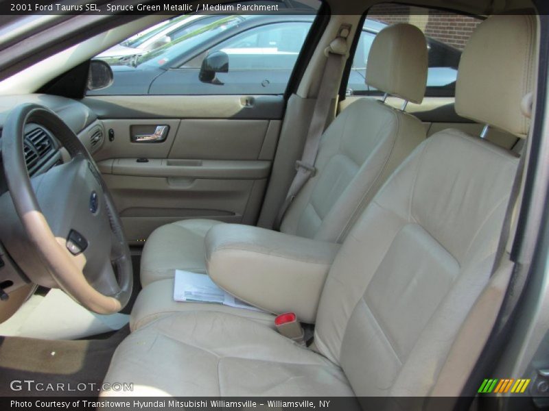 Spruce Green Metallic / Medium Parchment 2001 Ford Taurus SEL