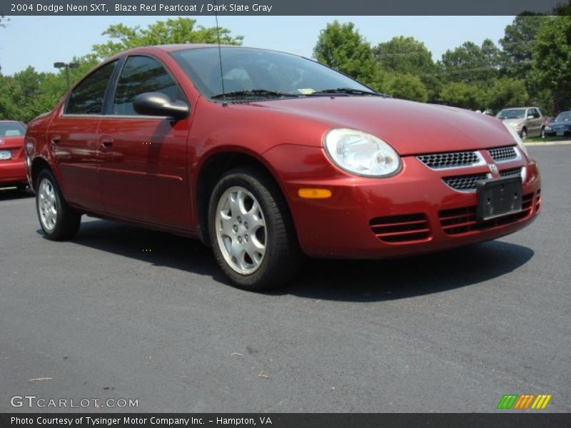 Blaze Red Pearlcoat / Dark Slate Gray 2004 Dodge Neon SXT