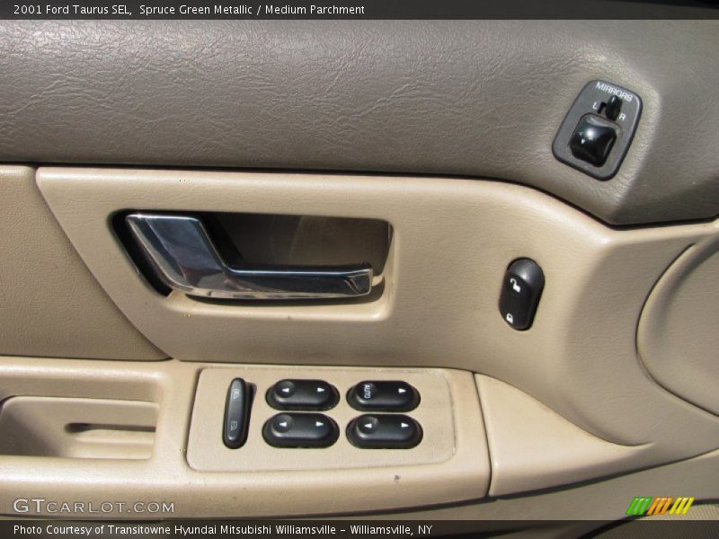 Spruce Green Metallic / Medium Parchment 2001 Ford Taurus SEL