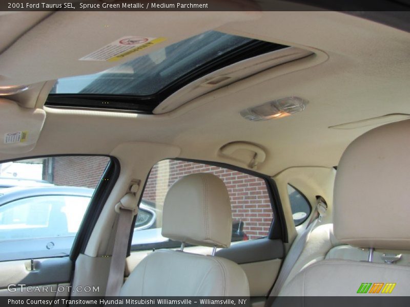 Spruce Green Metallic / Medium Parchment 2001 Ford Taurus SEL