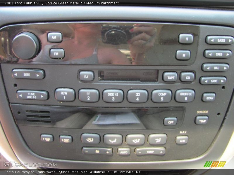 Spruce Green Metallic / Medium Parchment 2001 Ford Taurus SEL