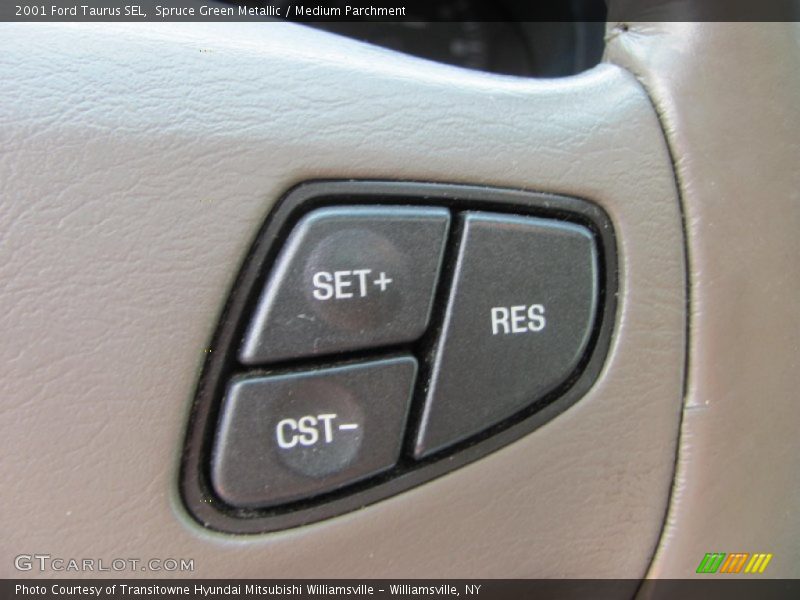 Spruce Green Metallic / Medium Parchment 2001 Ford Taurus SEL