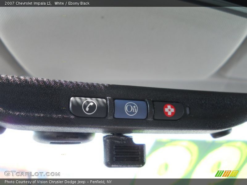 White / Ebony Black 2007 Chevrolet Impala LS