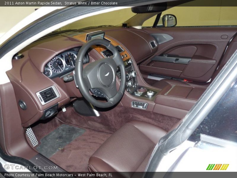  2011 Rapide Sedan Bitter Chocolate Interior