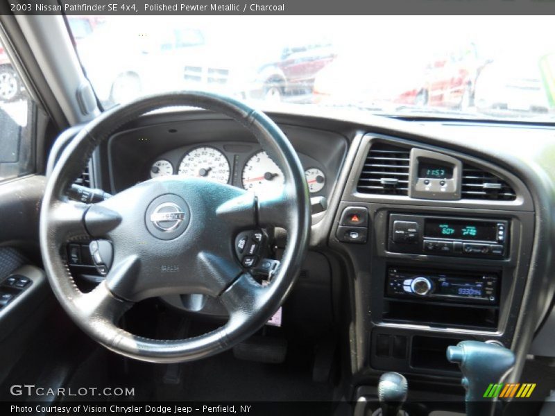 Polished Pewter Metallic / Charcoal 2003 Nissan Pathfinder SE 4x4