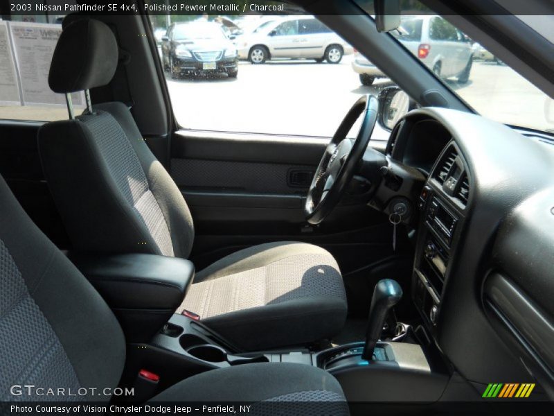 Polished Pewter Metallic / Charcoal 2003 Nissan Pathfinder SE 4x4