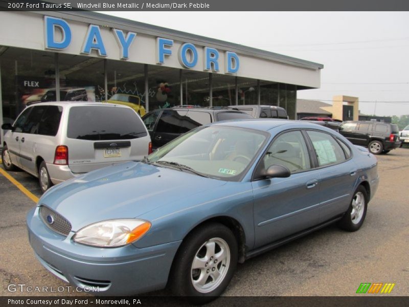 Windveil Blue Metallic / Medium/Dark Pebble 2007 Ford Taurus SE