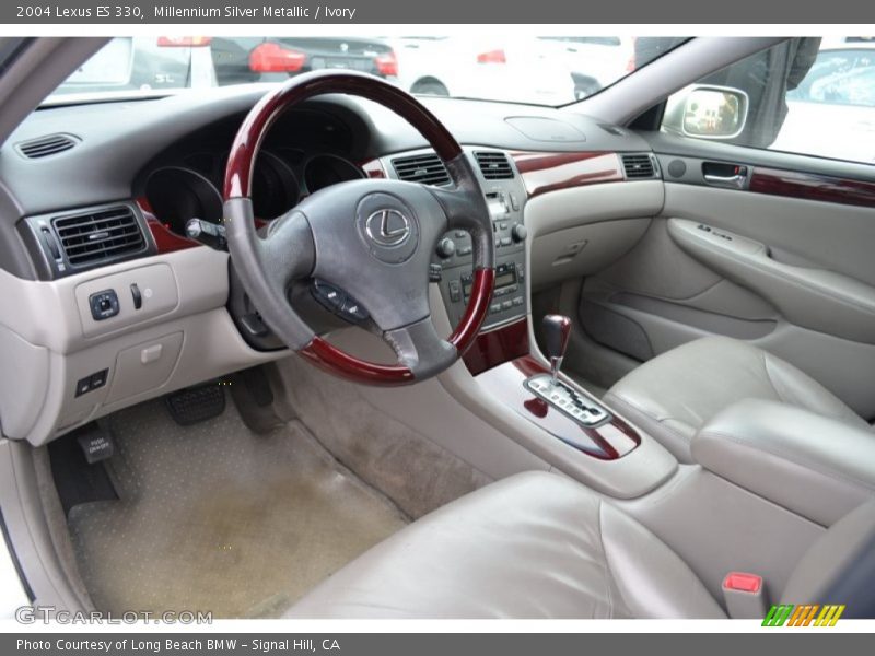 Millennium Silver Metallic / Ivory 2004 Lexus ES 330
