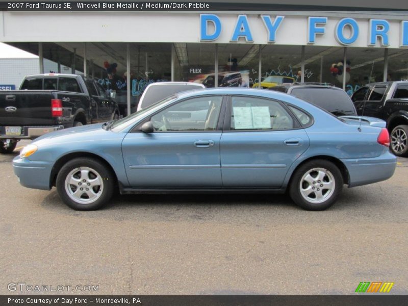 Windveil Blue Metallic / Medium/Dark Pebble 2007 Ford Taurus SE