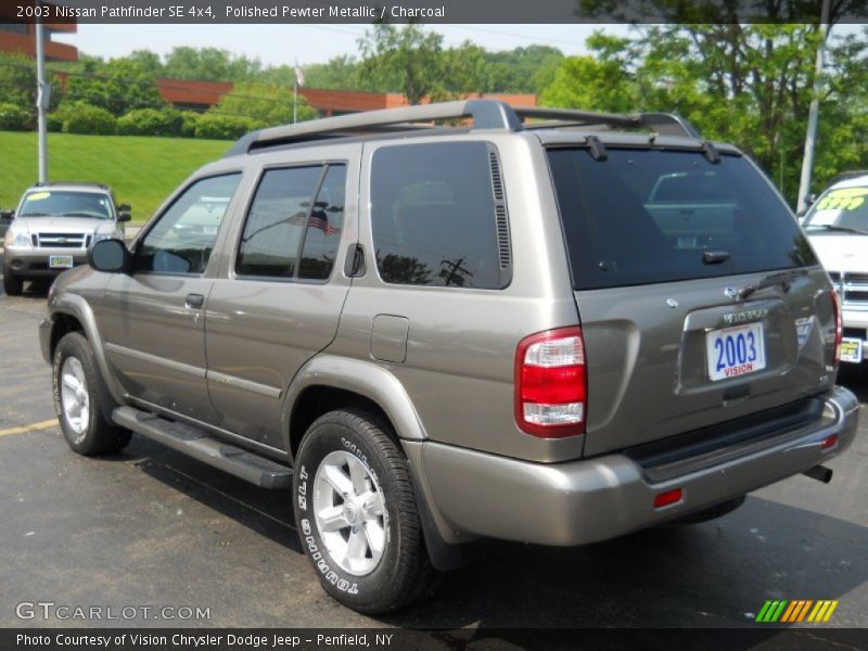 Polished Pewter Metallic / Charcoal 2003 Nissan Pathfinder SE 4x4