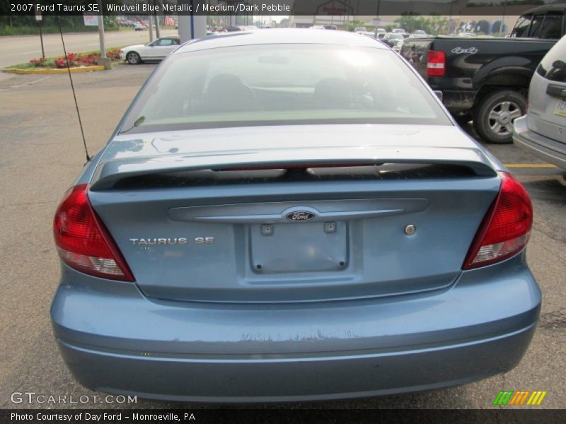 Windveil Blue Metallic / Medium/Dark Pebble 2007 Ford Taurus SE