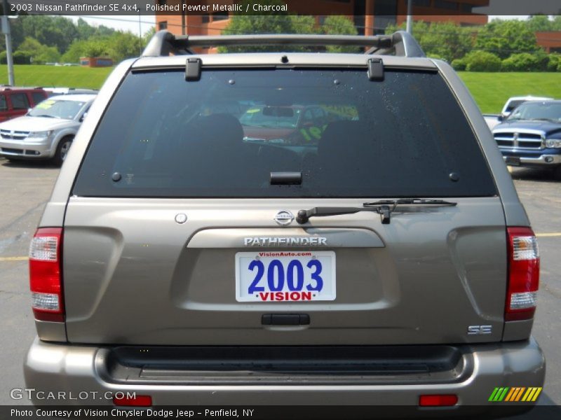 Polished Pewter Metallic / Charcoal 2003 Nissan Pathfinder SE 4x4