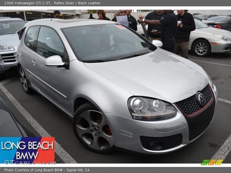 Reflex Silver / Black Leather 2006 Volkswagen GTI 2.0T