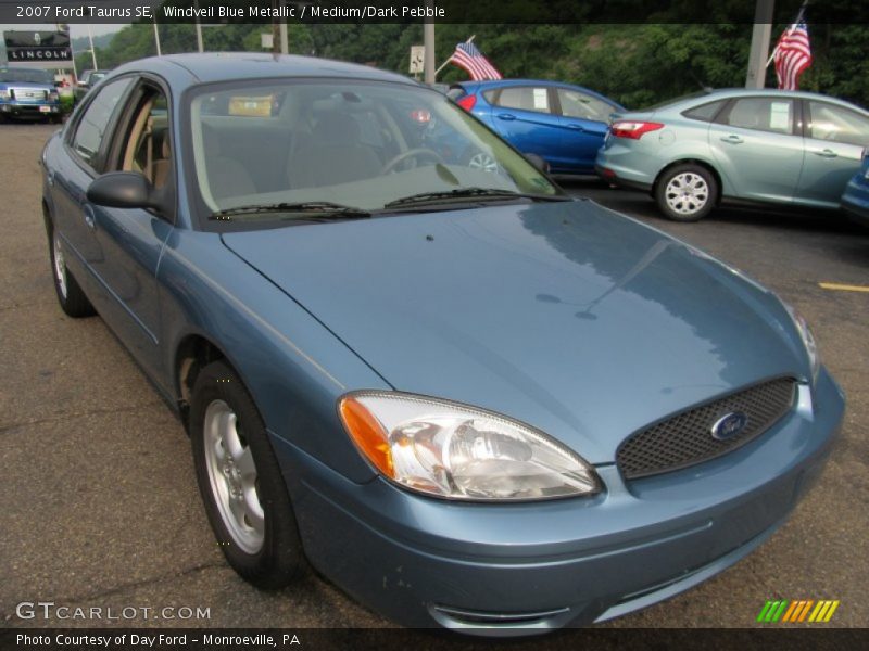 Windveil Blue Metallic / Medium/Dark Pebble 2007 Ford Taurus SE