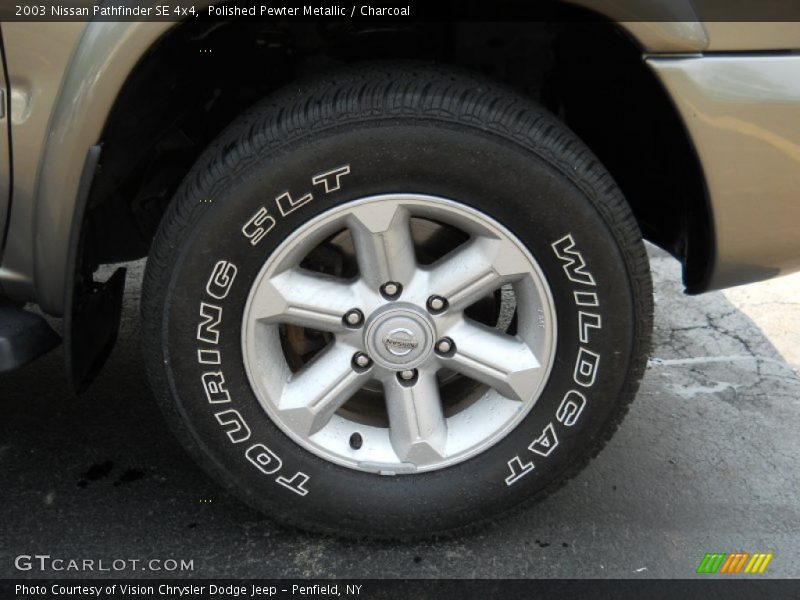 Polished Pewter Metallic / Charcoal 2003 Nissan Pathfinder SE 4x4