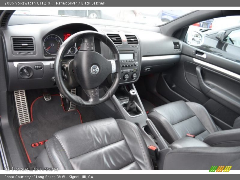 Reflex Silver / Black Leather 2006 Volkswagen GTI 2.0T