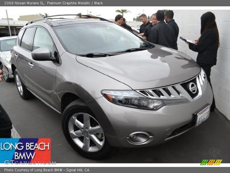 Platinum Graphite Metallic / Black 2009 Nissan Murano SL