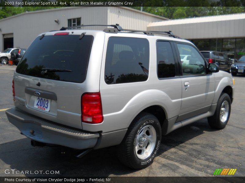 Silver Birch Metallic / Graphite Grey 2003 Ford Explorer Sport XLT 4x4