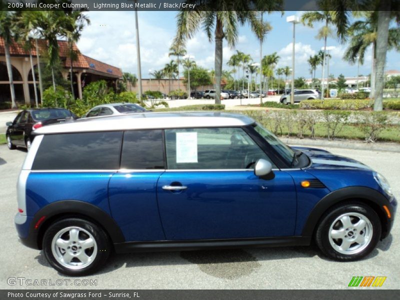 Lightning Blue Metallic / Black/Grey 2009 Mini Cooper Clubman