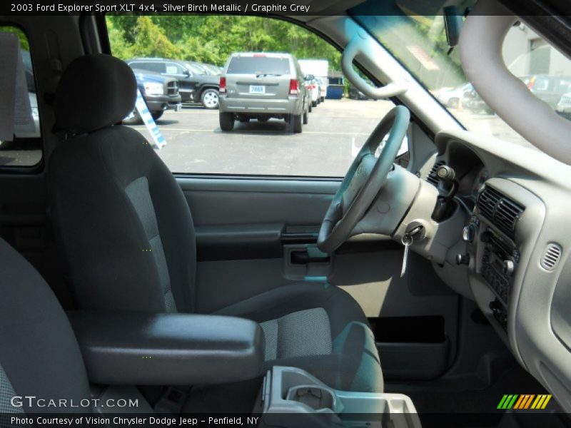 Silver Birch Metallic / Graphite Grey 2003 Ford Explorer Sport XLT 4x4