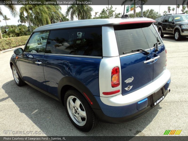 Lightning Blue Metallic / Black/Grey 2009 Mini Cooper Clubman