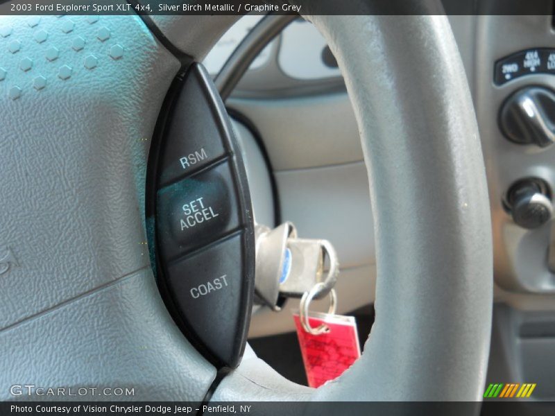 Silver Birch Metallic / Graphite Grey 2003 Ford Explorer Sport XLT 4x4