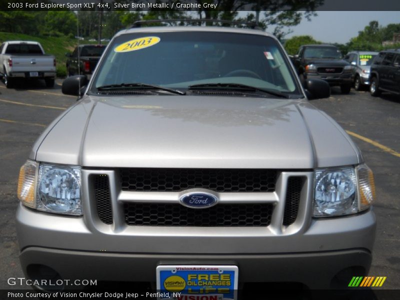 Silver Birch Metallic / Graphite Grey 2003 Ford Explorer Sport XLT 4x4