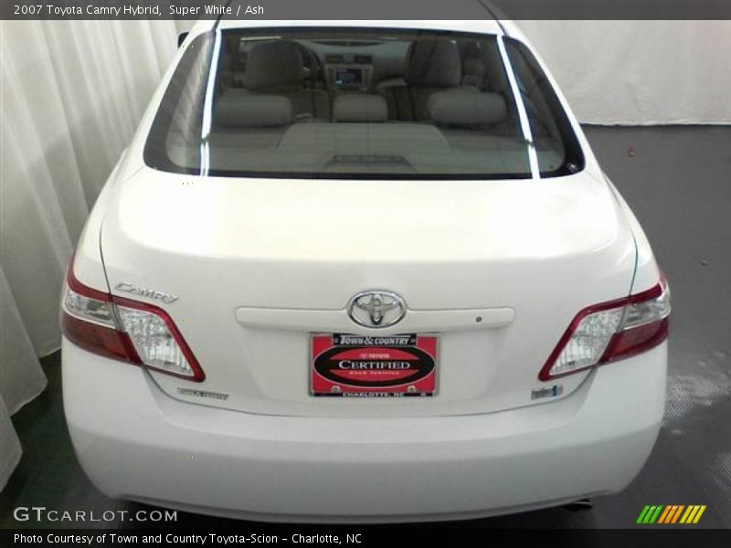 Super White / Ash 2007 Toyota Camry Hybrid