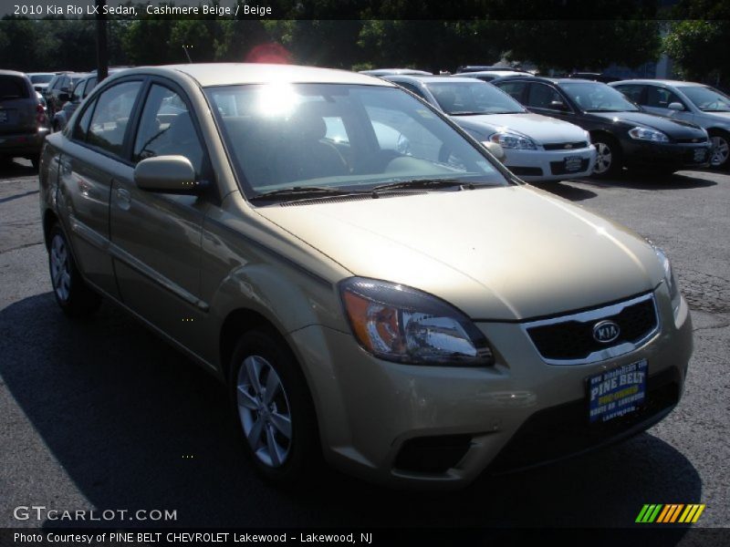 Cashmere Beige / Beige 2010 Kia Rio LX Sedan