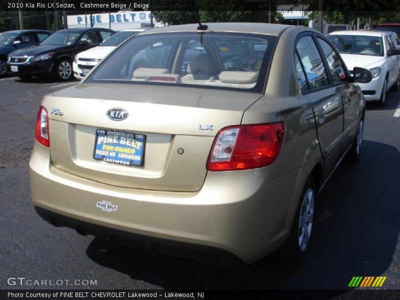 Cashmere Beige / Beige 2010 Kia Rio LX Sedan