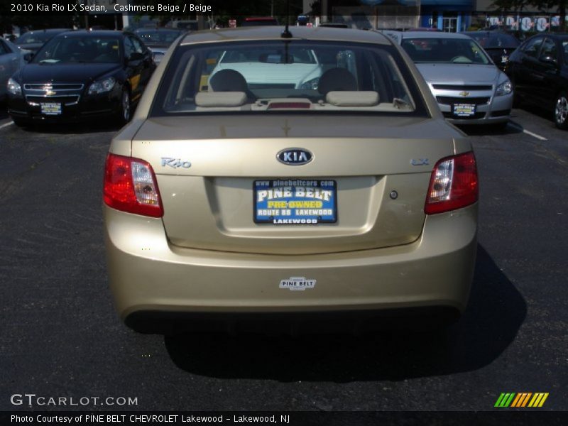 Cashmere Beige / Beige 2010 Kia Rio LX Sedan