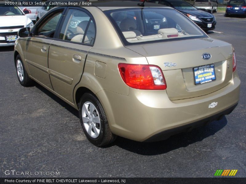 Cashmere Beige / Beige 2010 Kia Rio LX Sedan
