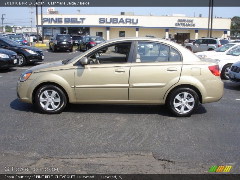 Cashmere Beige / Beige 2010 Kia Rio LX Sedan