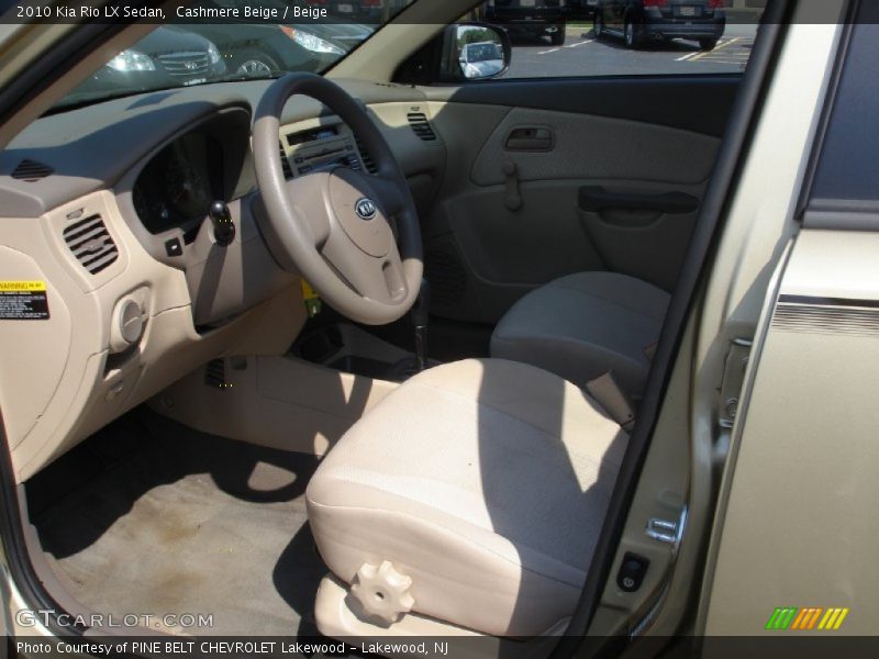 Cashmere Beige / Beige 2010 Kia Rio LX Sedan