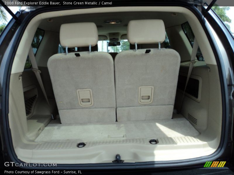 Stone Green Metallic / Camel 2008 Ford Explorer Eddie Bauer