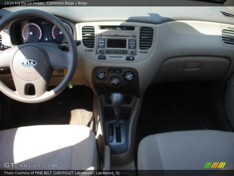 Cashmere Beige / Beige 2010 Kia Rio LX Sedan