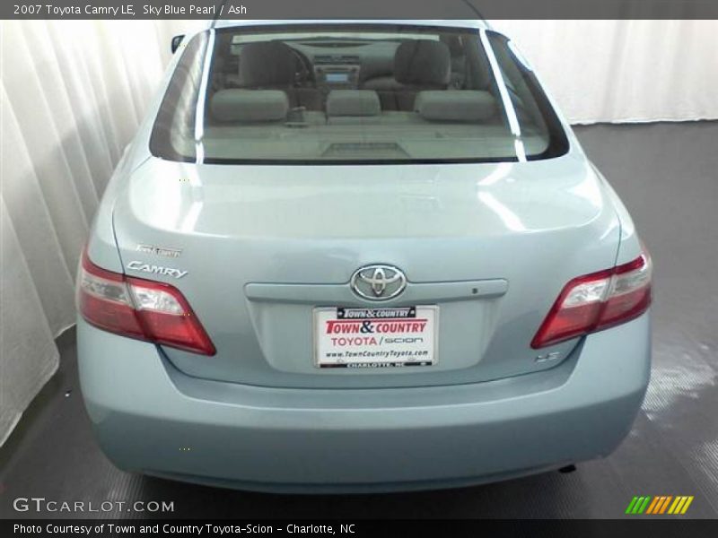 Sky Blue Pearl / Ash 2007 Toyota Camry LE