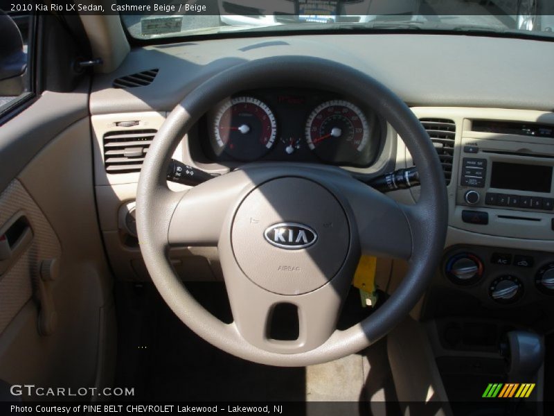 Cashmere Beige / Beige 2010 Kia Rio LX Sedan