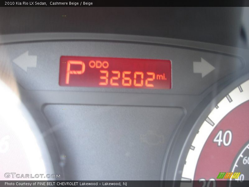 Cashmere Beige / Beige 2010 Kia Rio LX Sedan